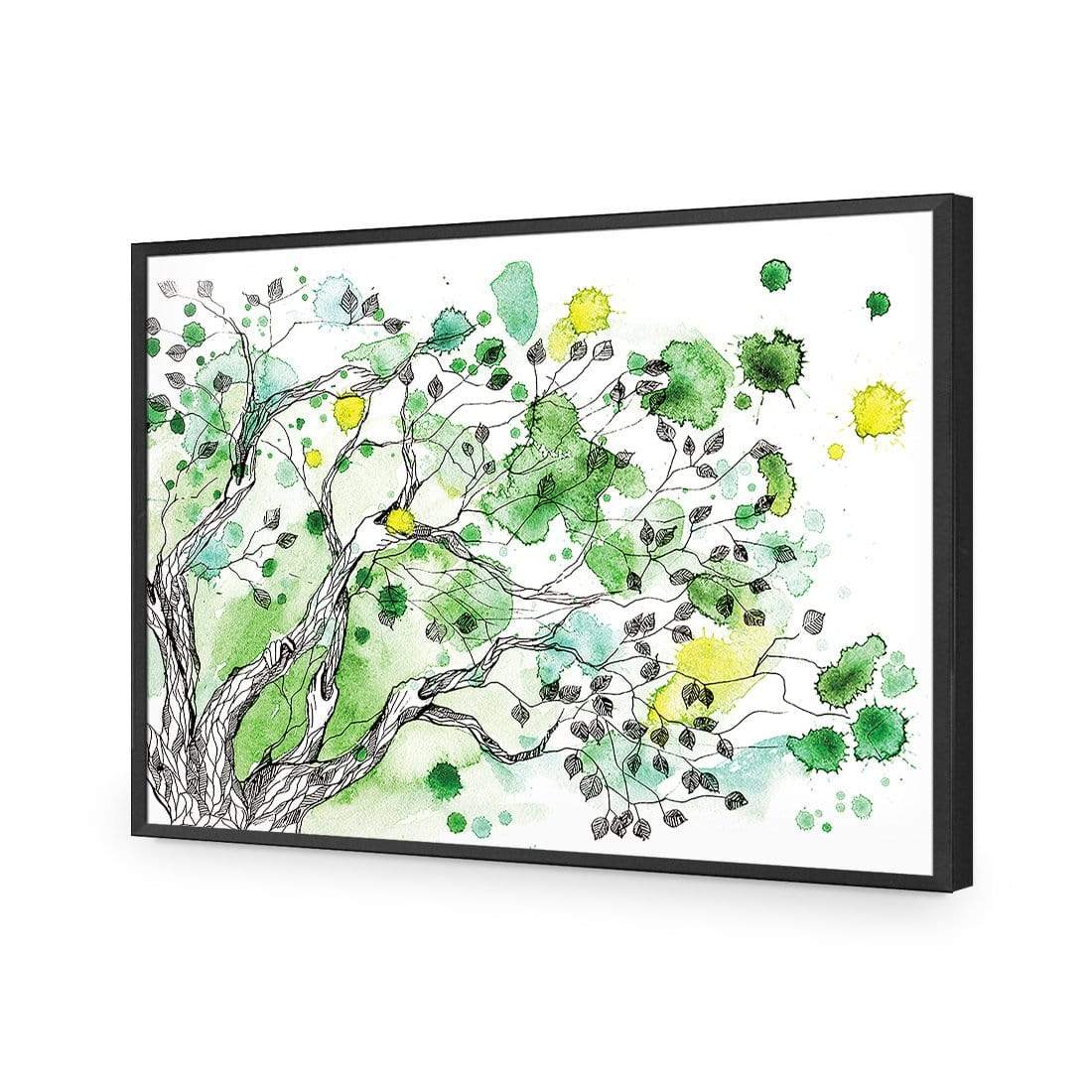 Green Tree Splash - wallart-australia - Acrylic Glass No Border