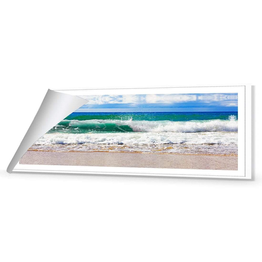 Green Wave (Long) - wallart-australia - Canvas