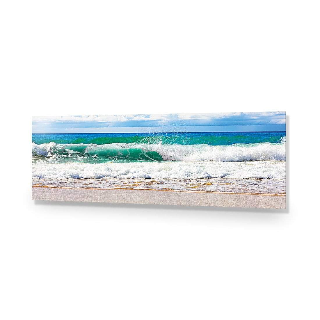 Green Wave (Long) - wallart-australia - Acrylic Glass No Border