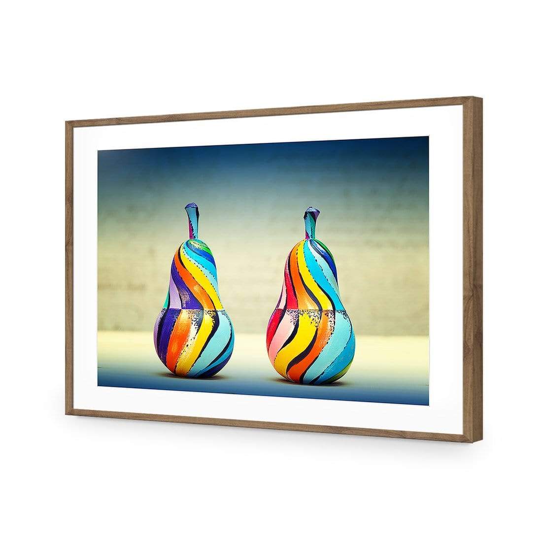 Groovy Pear - wallart-australia - Acrylic Glass With Border