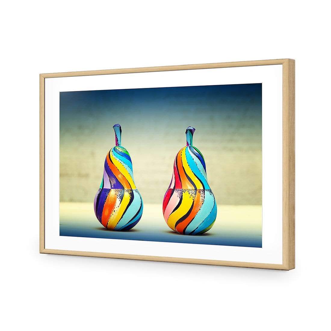 Groovy Pear - wallart-australia - Acrylic Glass With Border