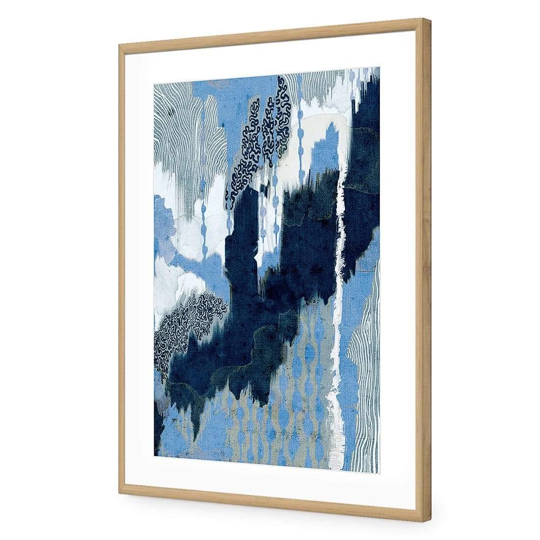 Hampton Cloudy, Blue - wallart-australia - Acrylic Glass With Border