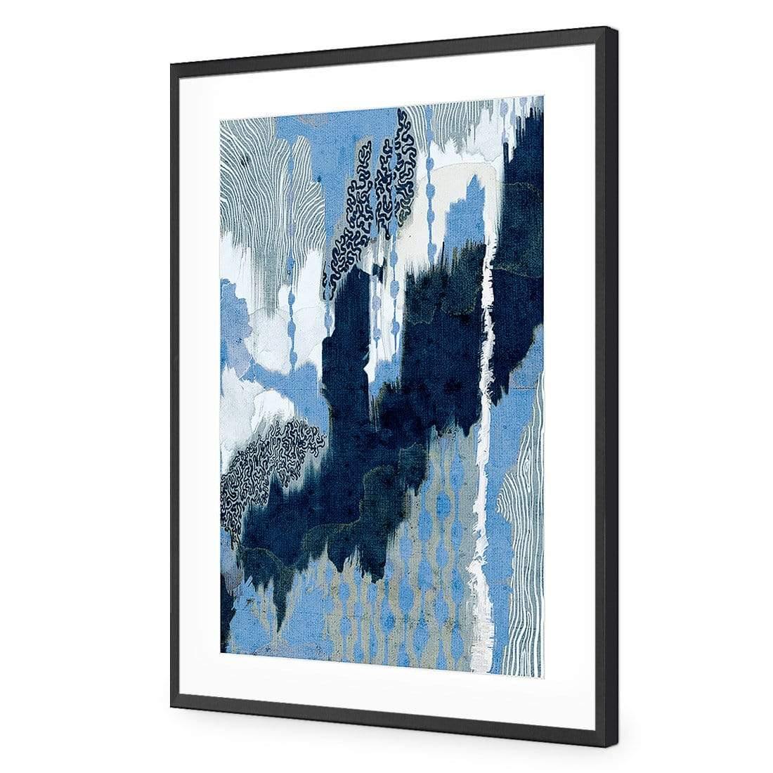 Hampton Cloudy, Blue - wallart-australia - Acrylic Glass With Border