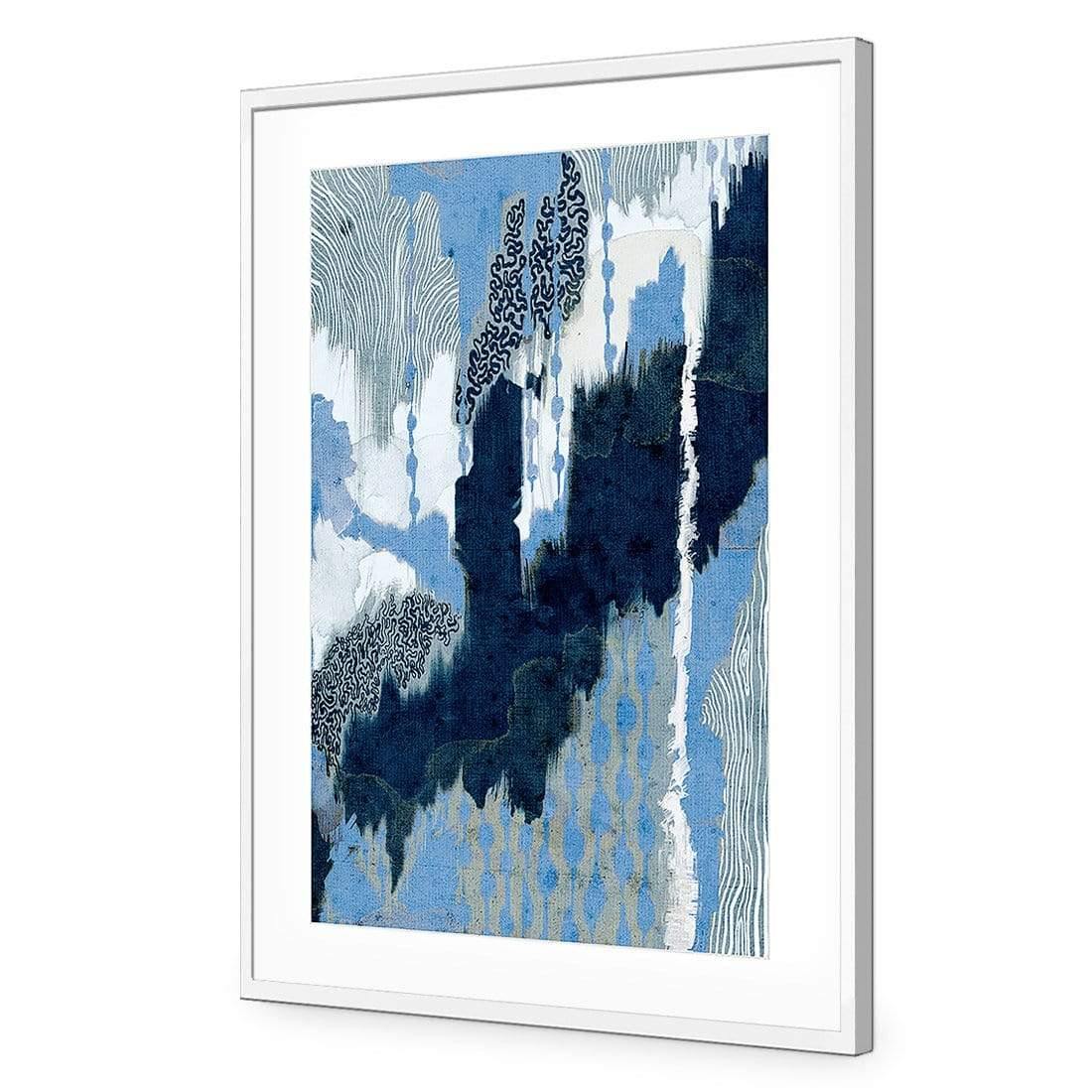 Hampton Cloudy, Blue - wallart-australia - Acrylic Glass With Border