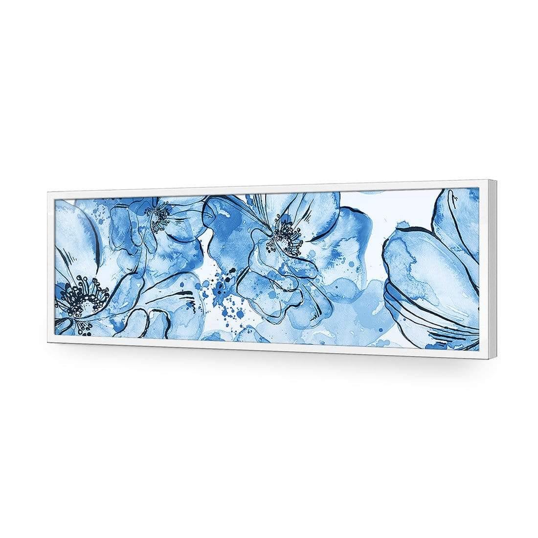 Happy Days, Blue (long) - wallart-australia - Acrylic Glass No Border