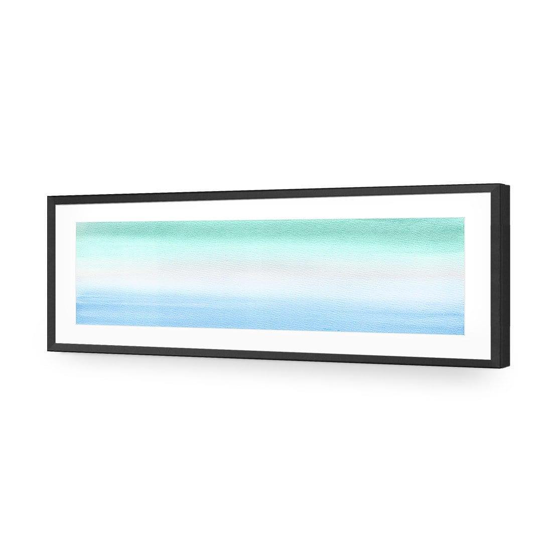 Heaven, Aqua (long) - wallart-australia - Acrylic Glass With Border