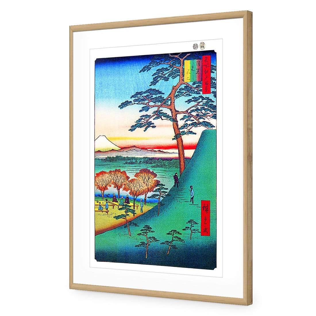 Hiroshige, Original Fuji Meguro, Original (rectangle) - wallart-australia - Canvas