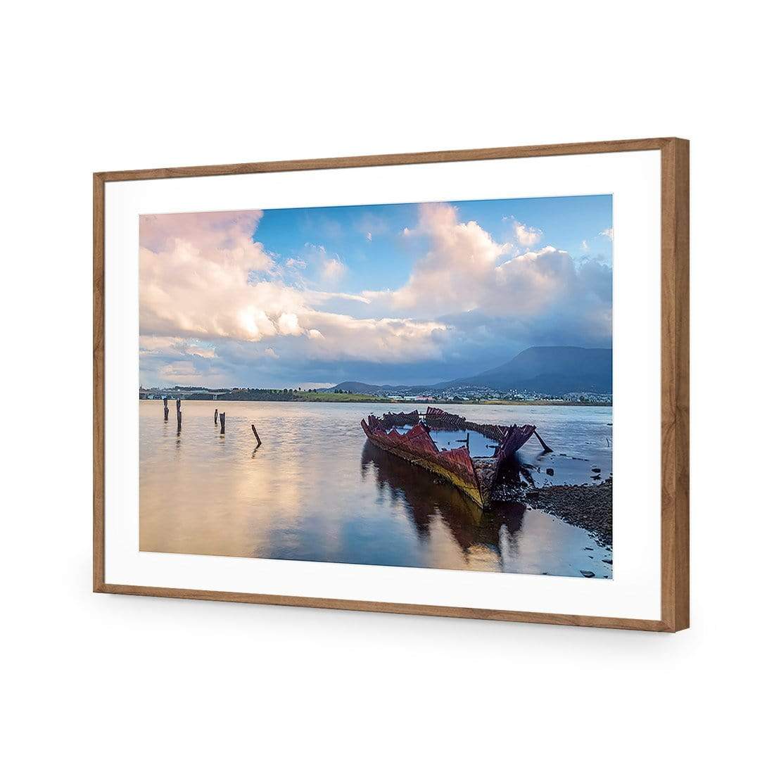 Hobart TAS, By Stuart Millen - wallart-australia - Acrylic Glass With Border