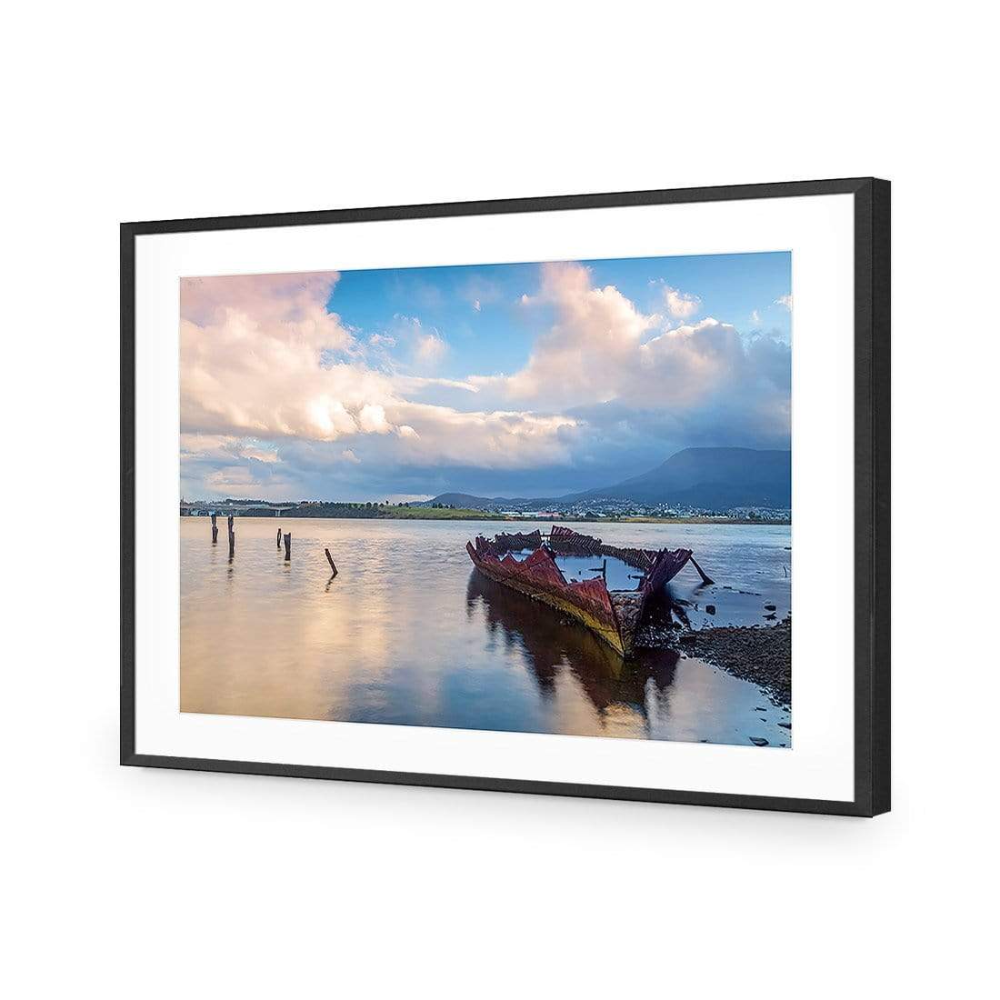 Hobart TAS, By Stuart Millen - wallart-australia - Acrylic Glass With Border