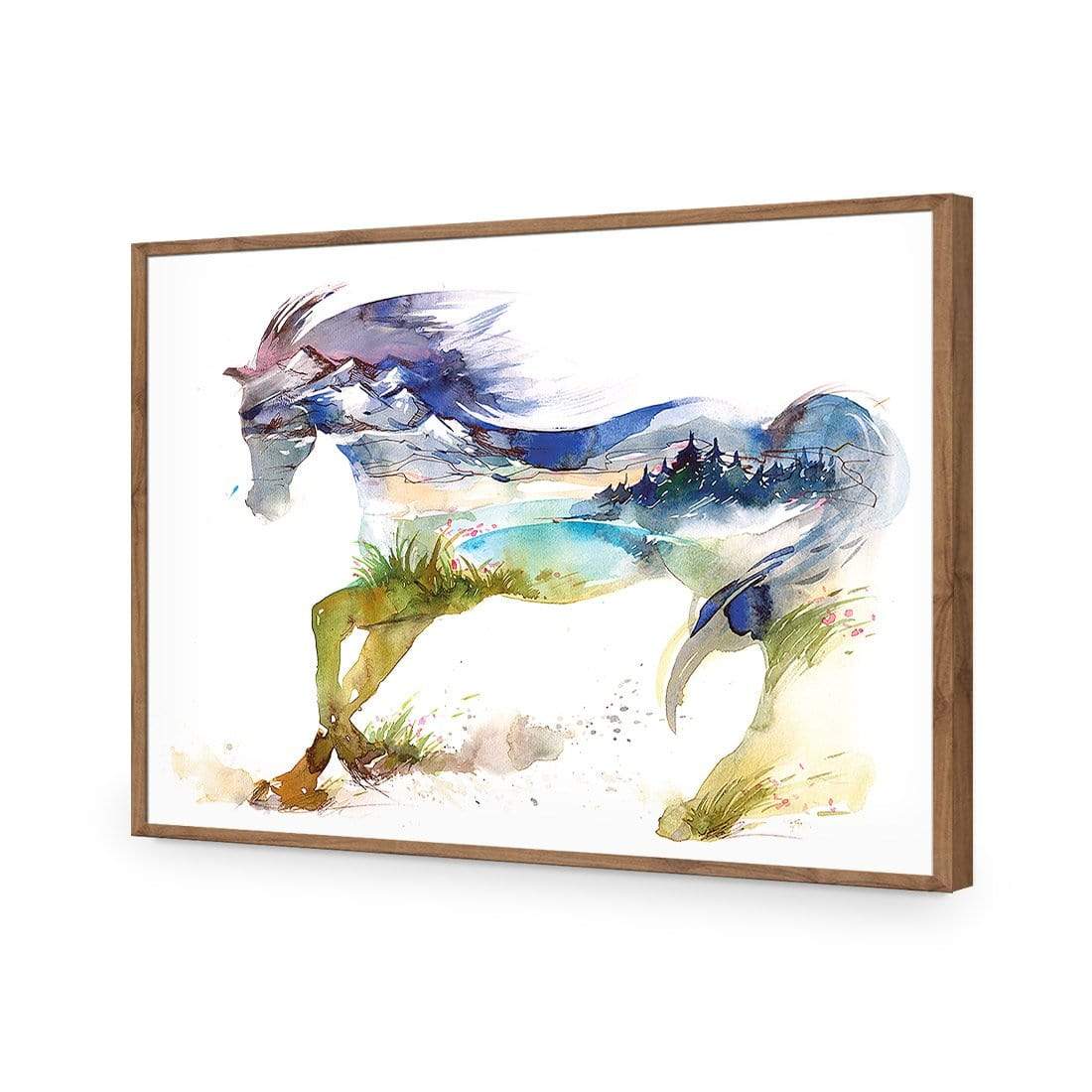 Horse Dreaming - wallart-australia - Acrylic Glass No Border