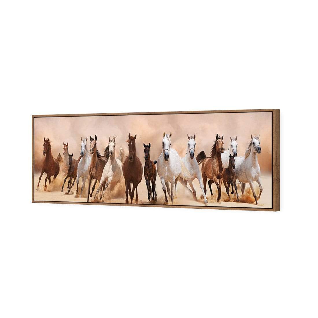 Horse Storm (Long) - wallart-australia - Canvas