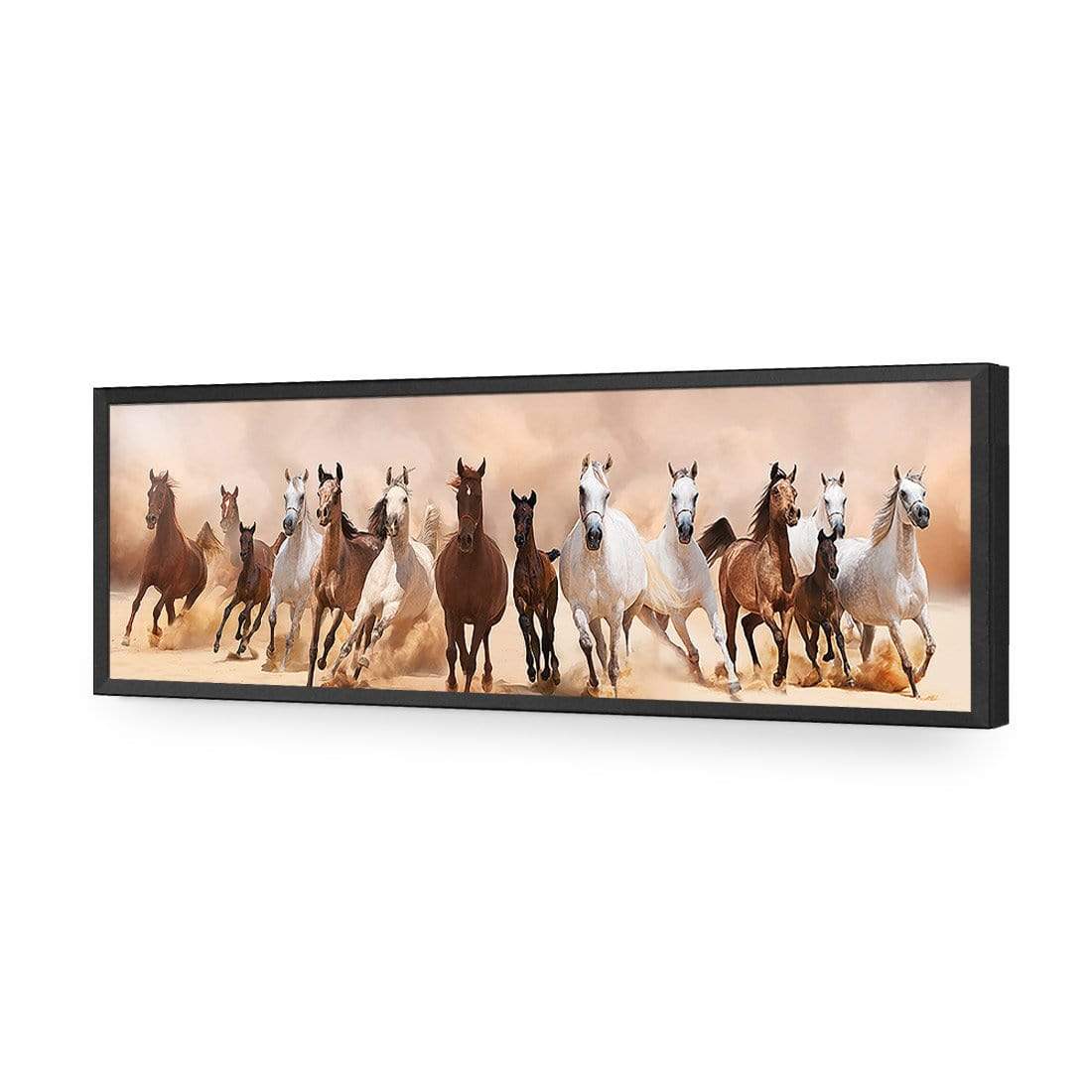 Horse Storm (Long) - wallart-australia - Acrylic Glass No Border