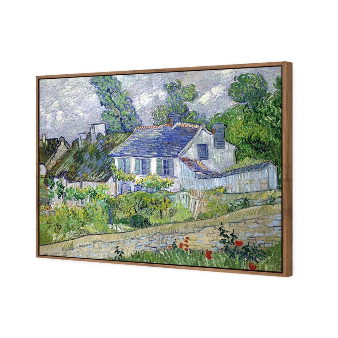 Houses At Auvers By Van Gogh - wallart-australia - Canvas