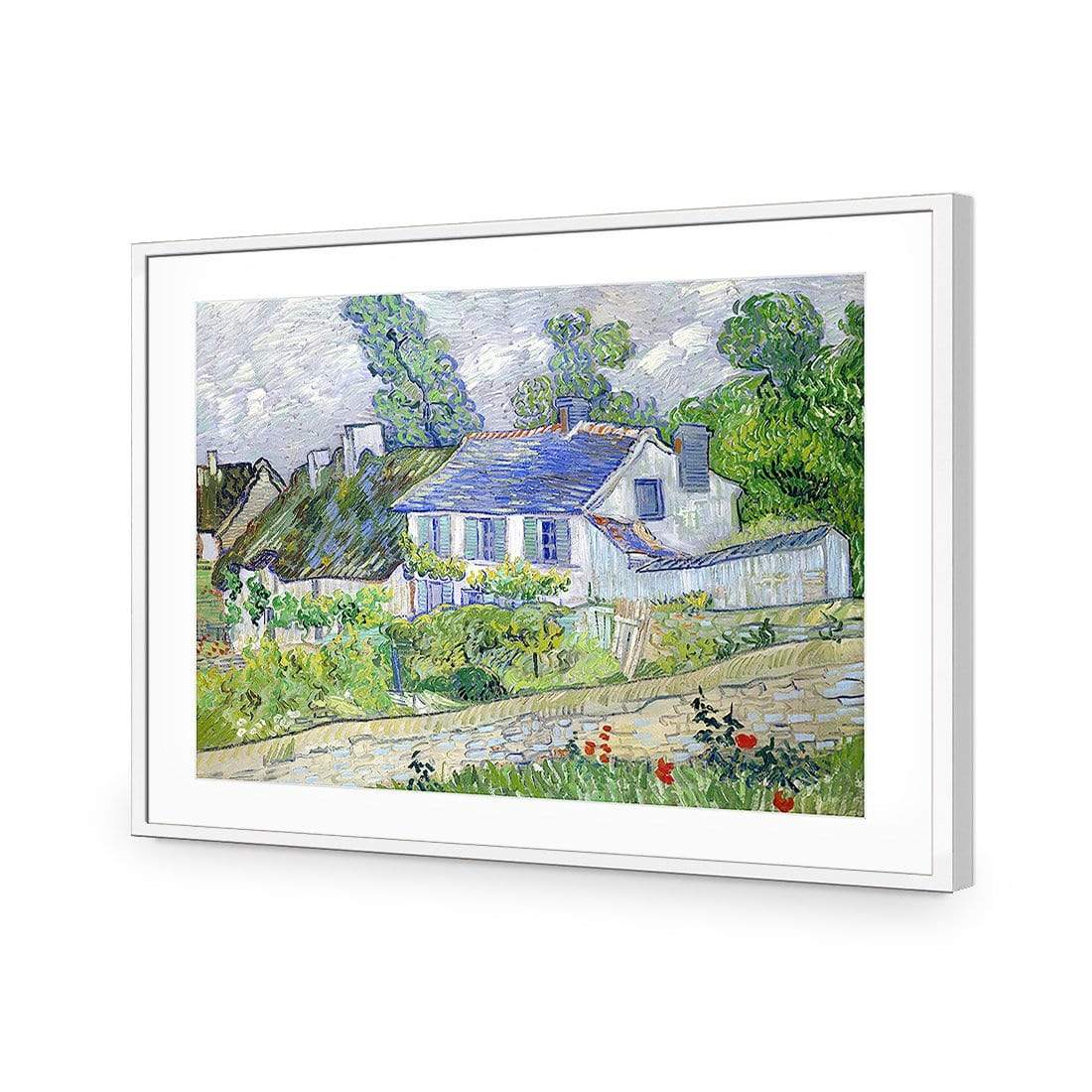 Houses At Auvers By Van Gogh - wallart-australia - Canvas