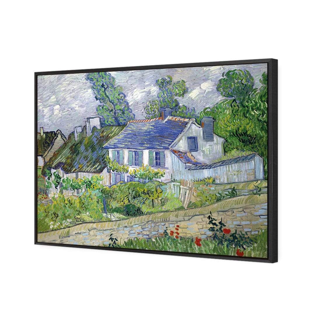 Houses At Auvers By Van Gogh - wallart-australia - Canvas