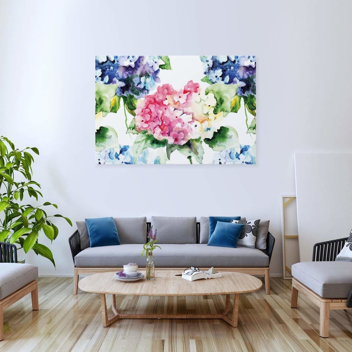 Hydrangeas - wallart-australia - Canvas