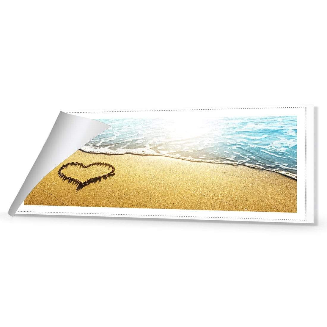 I Love the Beach (long) - wallart-australia - Canvas