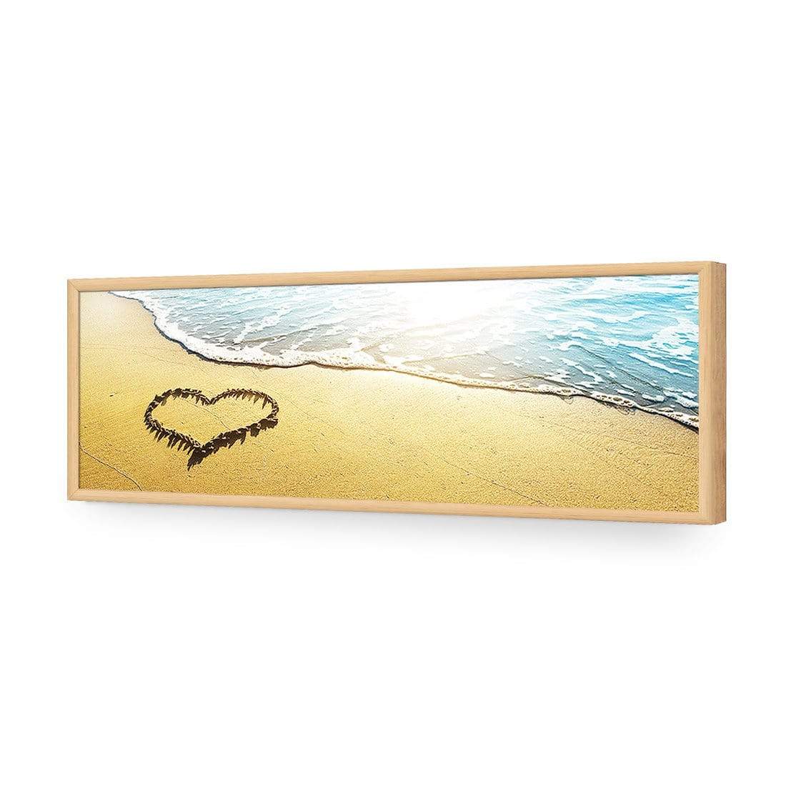 I Love the Beach (long) - wallart-australia - Acrylic Glass No Border