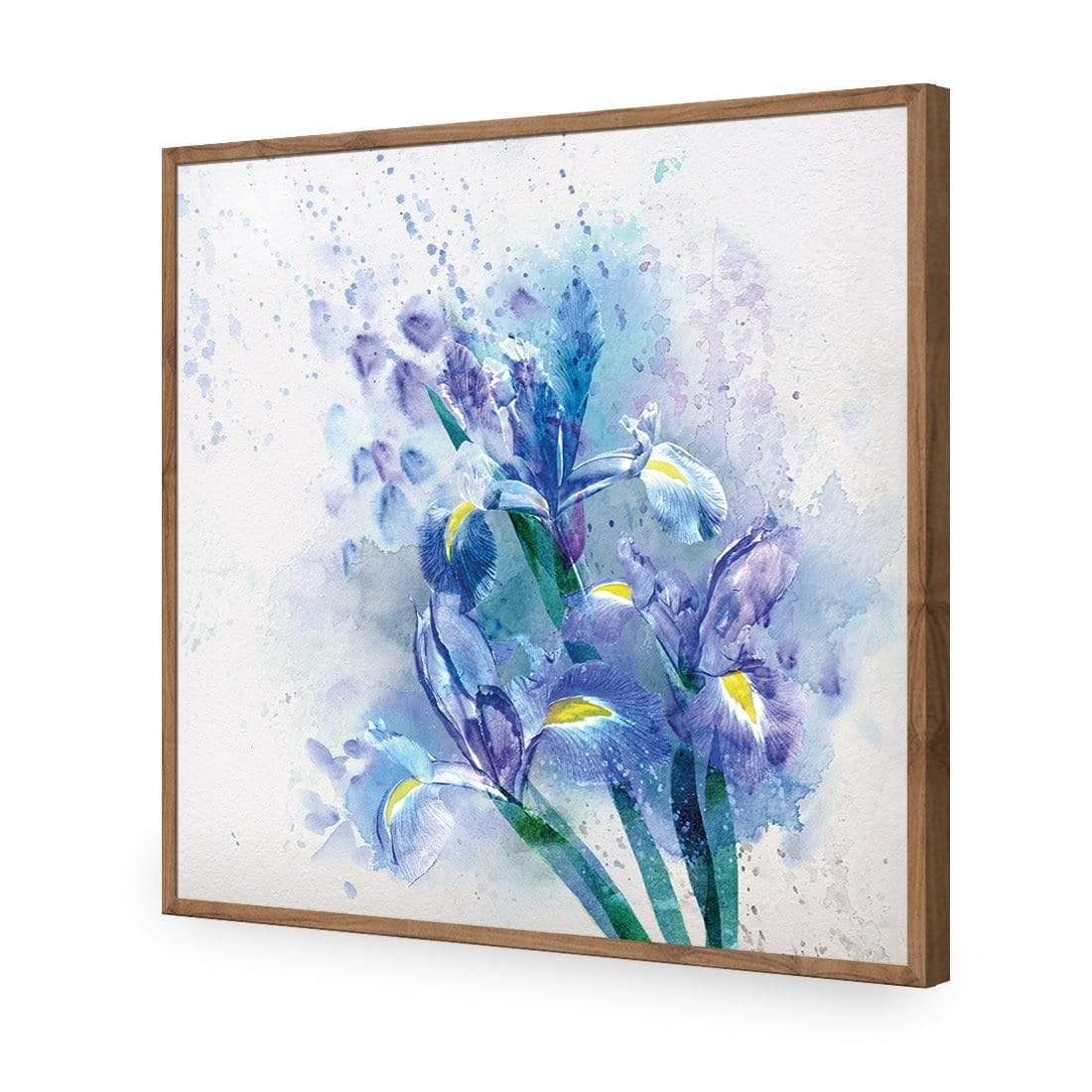 Iris Rain (square) - wallart-australia - Acrylic Glass No Border