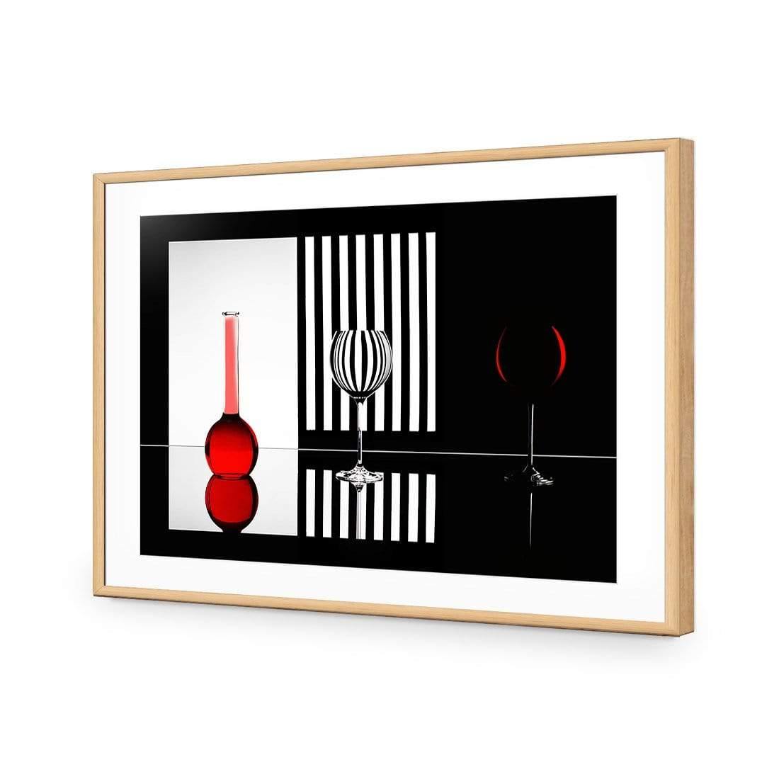 Just RED By Doris Reindl - wallart-australia - Acrylic Glass With Border