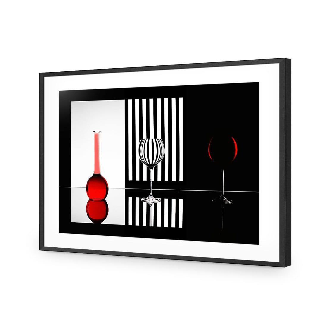 Just RED By Doris Reindl - wallart-australia - Acrylic Glass With Border