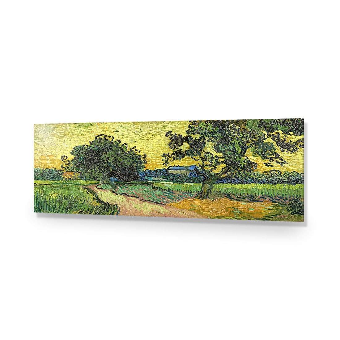Landscape At Twilight By Van Gogh - wallart-australia - Acrylic Glass No Border