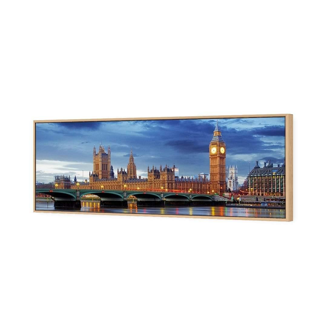London River Reflections (long) - wallart-australia - Canvas
