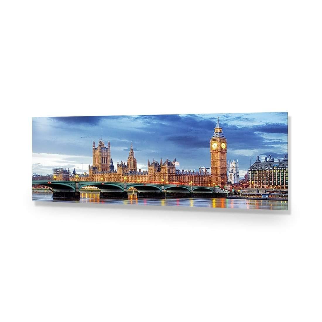 London River Reflections (long) - wallart-australia - Acrylic Glass No Border