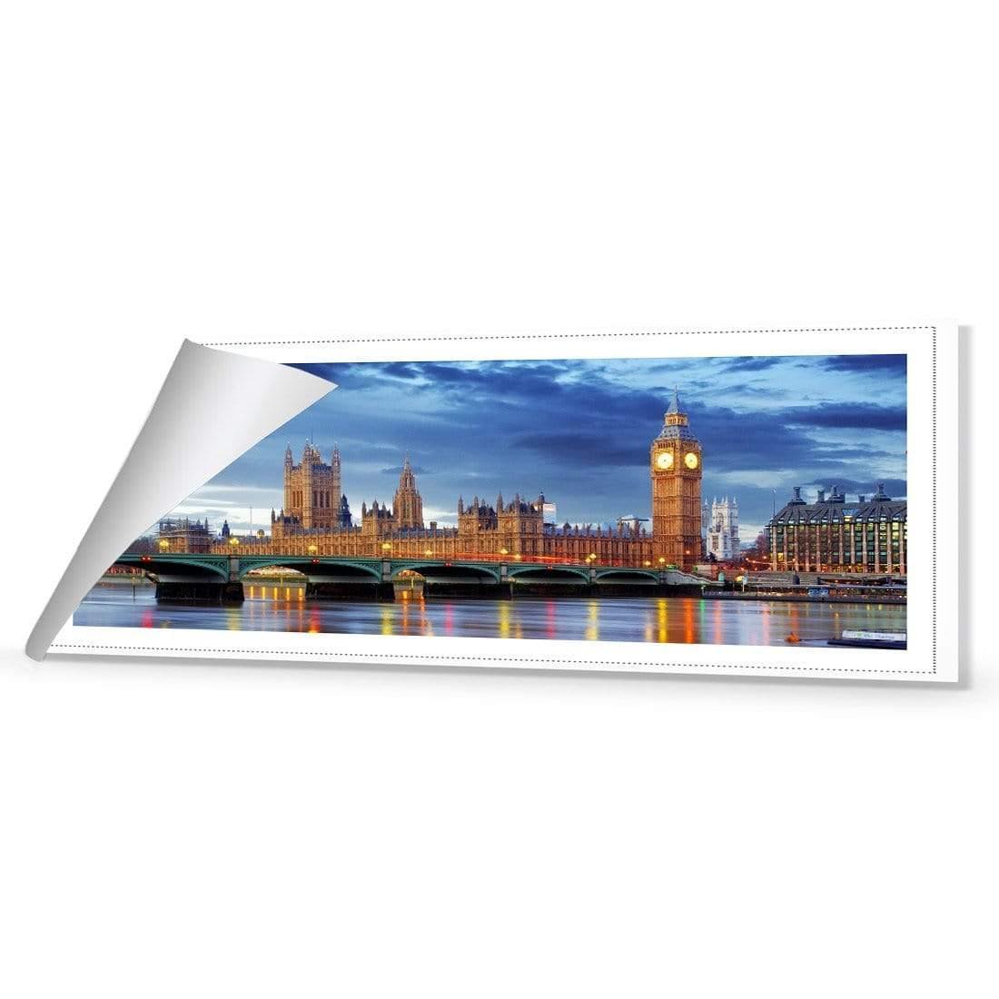 London River Reflections (long) - wallart-australia - Canvas