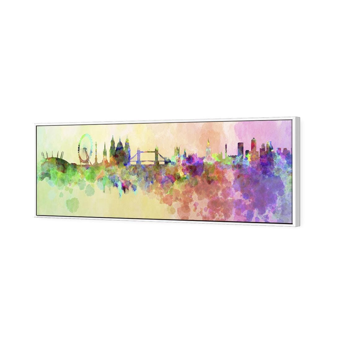 London Skyline, Watercolour (long) - wallart-australia - Canvas