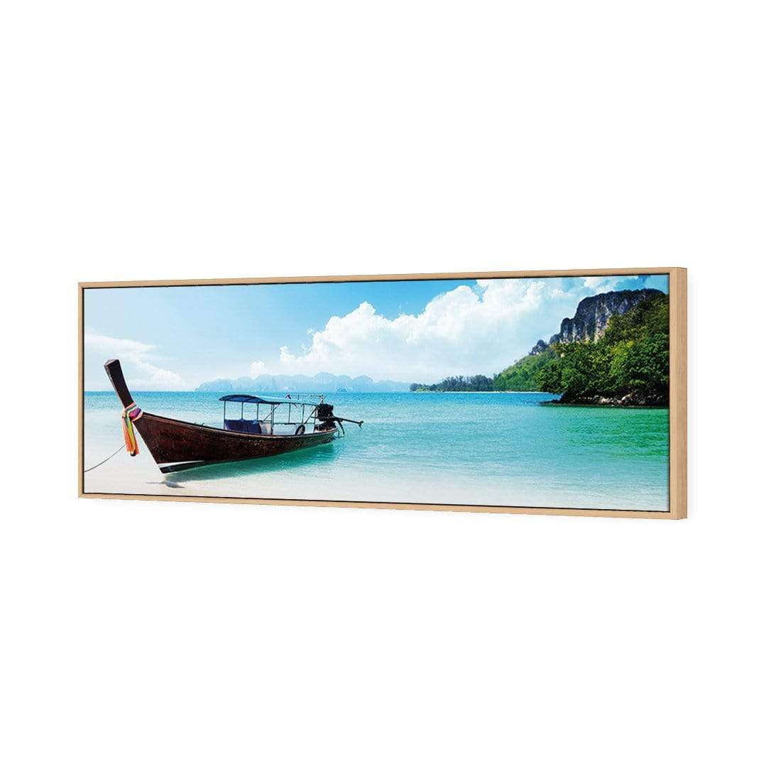 Long Thai Boat, Original (Long) - wallart-australia - Canvas