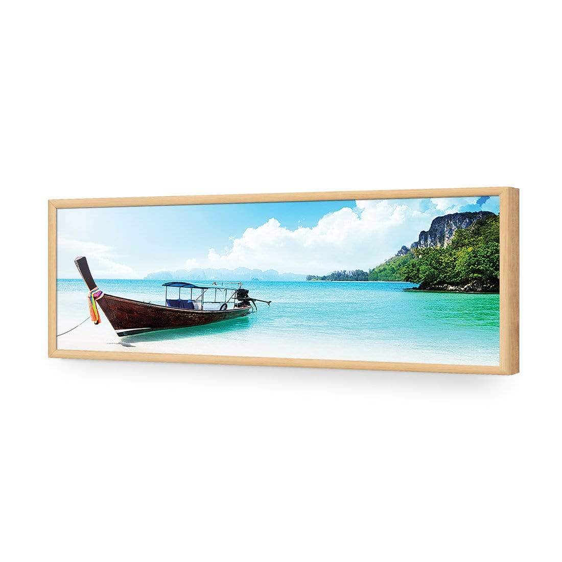 Long Thai Boat, Original (Long) - wallart-australia - Acrylic Glass No Border