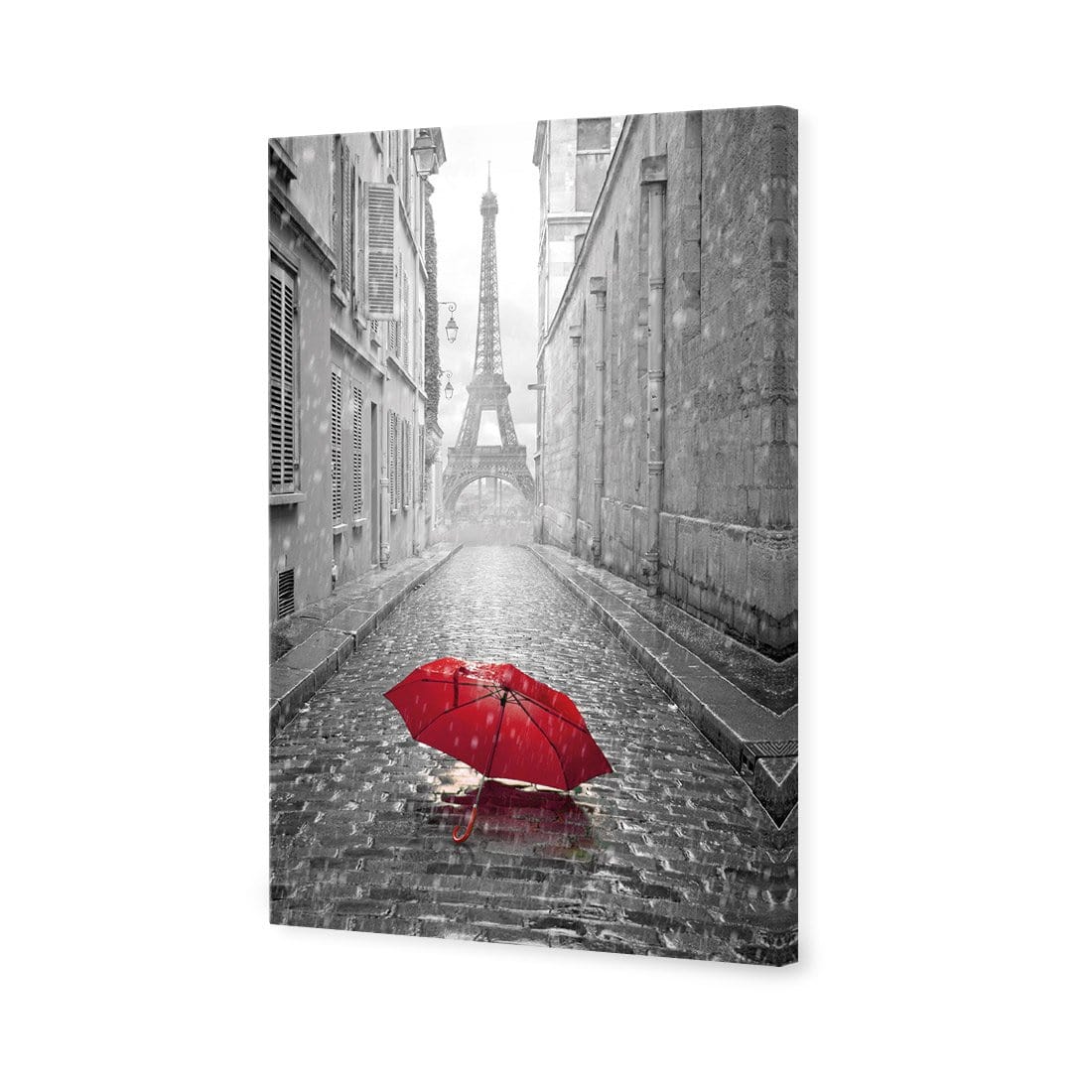 Lost Umbrella in Paris - wallart-australia - Canvas