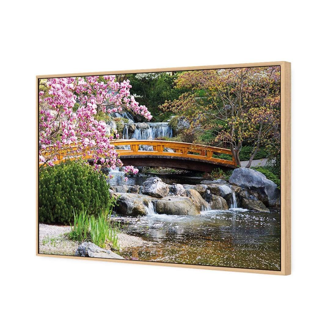 Magnolia Garden Bridge - wallart-australia - Canvas