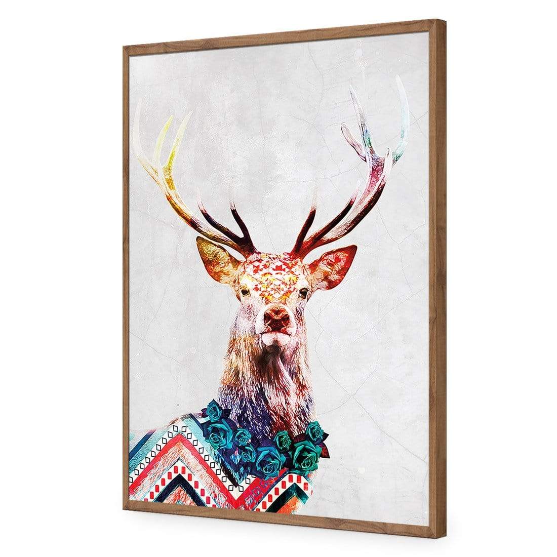 Majestic Deer Mosaic - wallart-australia - Acrylic Glass No Border