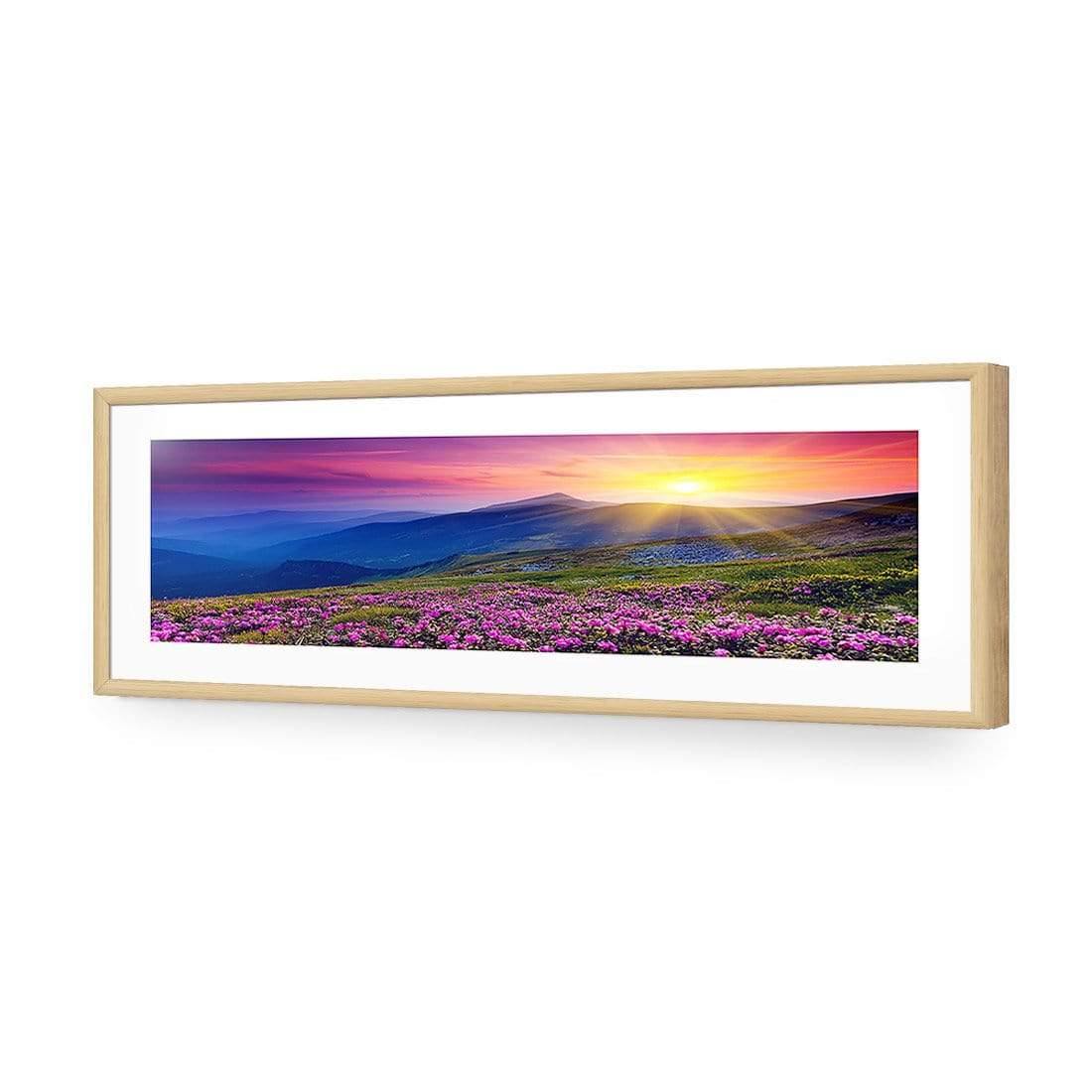Make Believe Sunrise (long) - wallart-australia - Acrylic Glass With Border