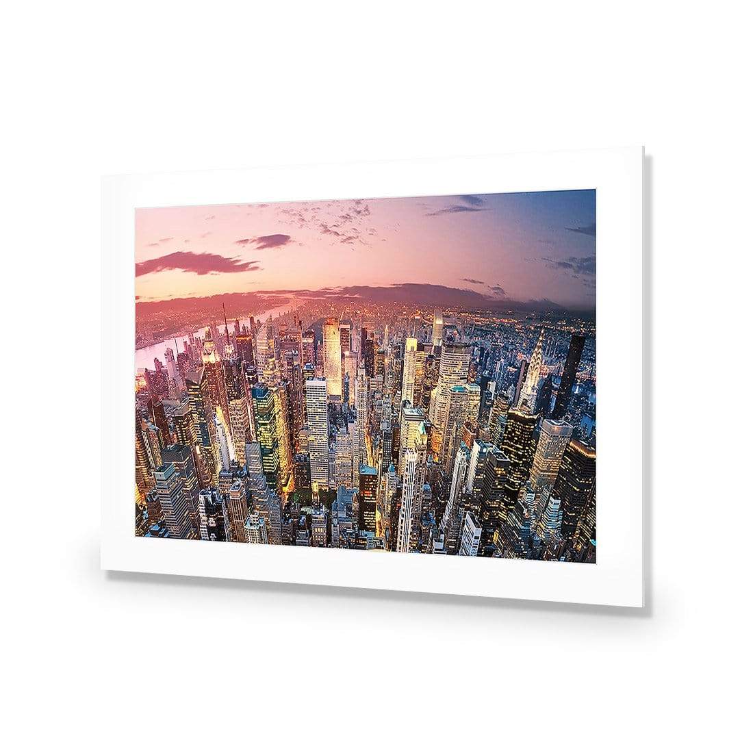 Manhattan Skyline - wallart-australia - Acrylic Glass With Border