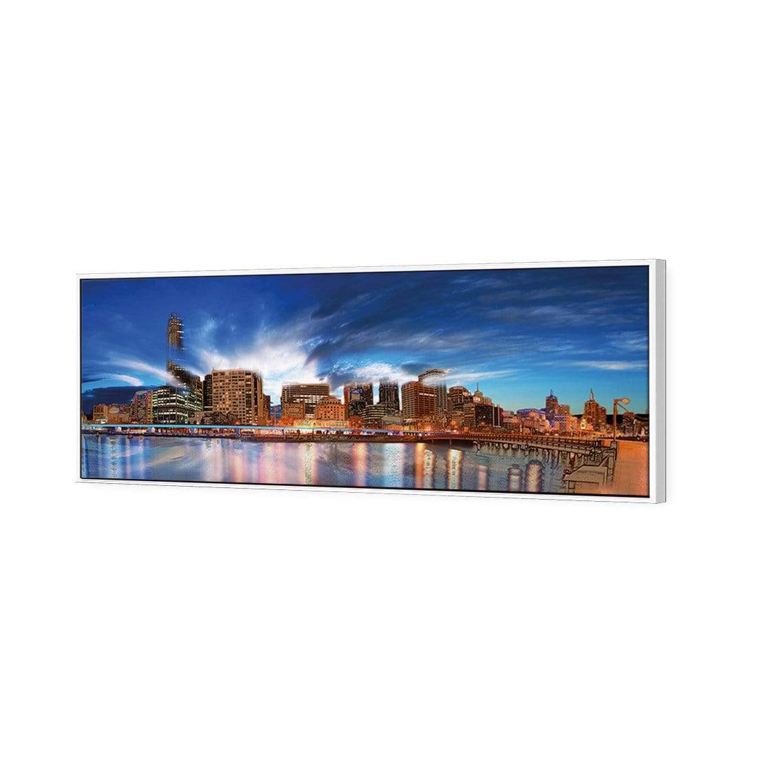 Melbourne Stormy (Long) - wallart-australia - Canvas