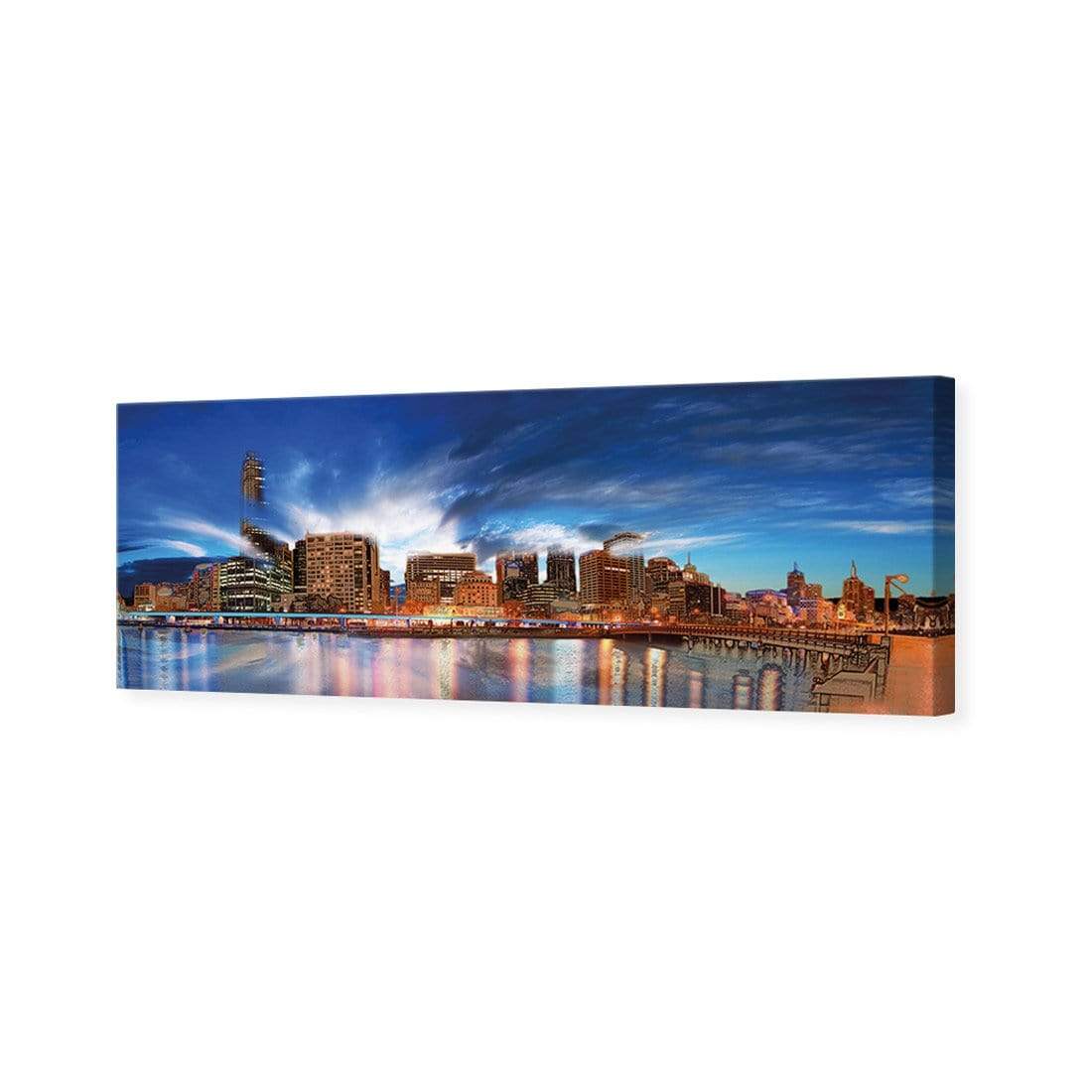 Melbourne Stormy (Long) - wallart-australia - Canvas