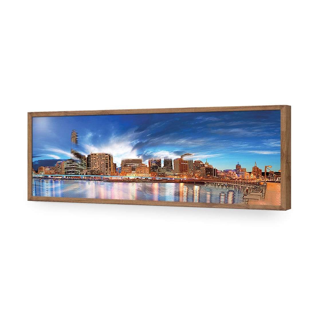 Melbourne Stormy (Long) - wallart-australia - Acrylic Glass No Border