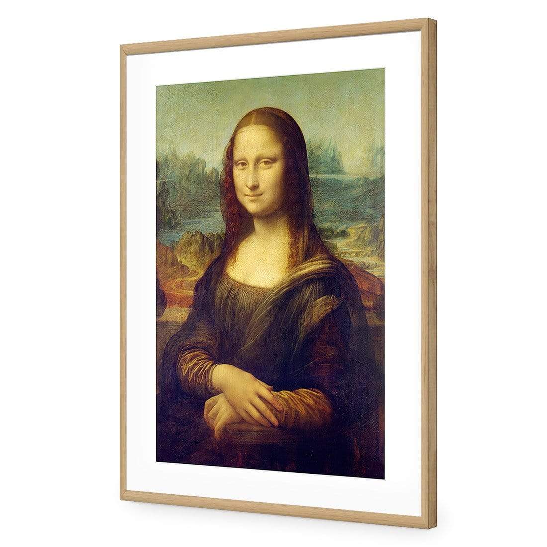 Mona Lisa By Da Vinci - wallart-australia - Acrylic Glass With Border
