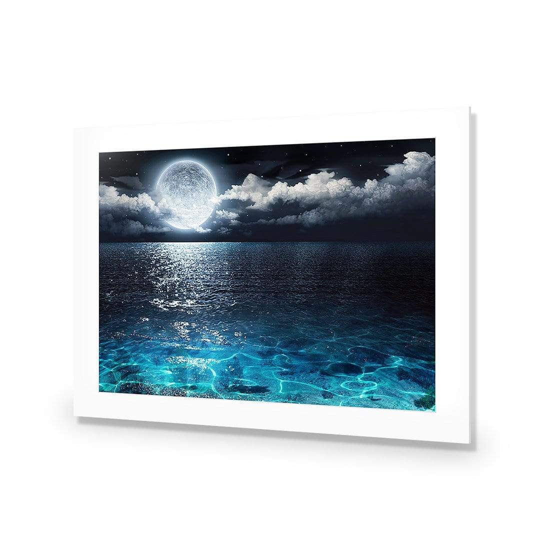Moonlight Flit - wallart-australia - Acrylic Glass With Border
