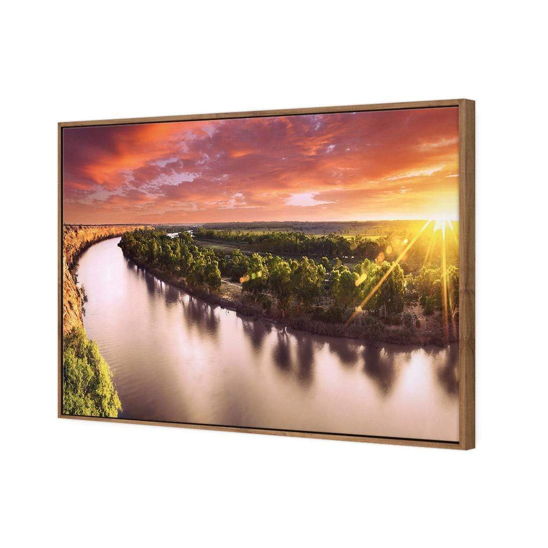 Murray River Sunrise - wallart-australia - Canvas