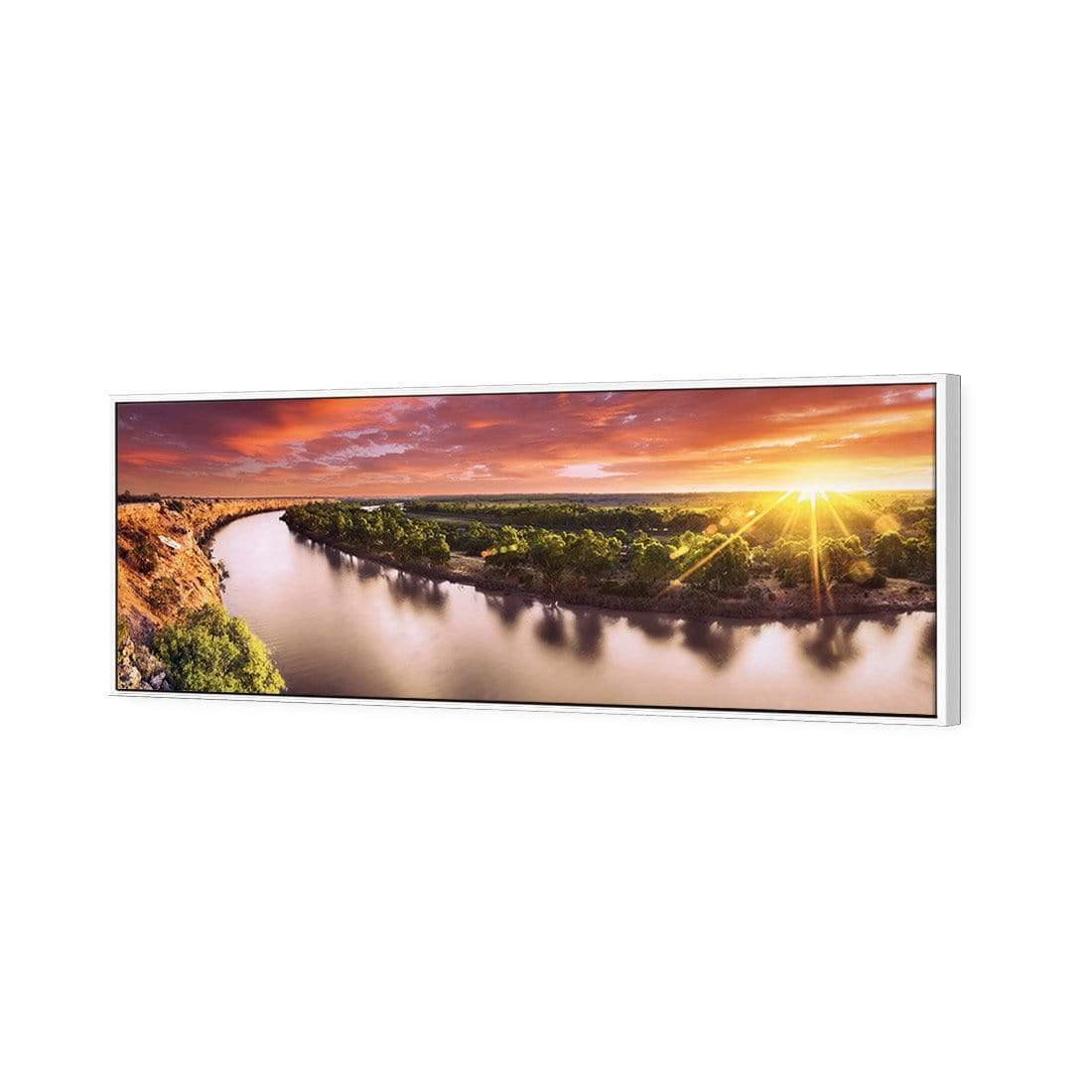 Murray River Sunrise (Long) - wallart-australia - Canvas