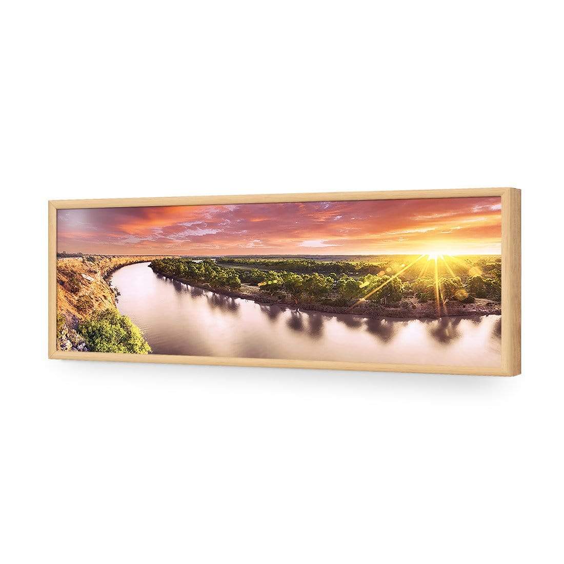 Murray River Sunrise (Long) - wallart-australia - Acrylic Glass No Border