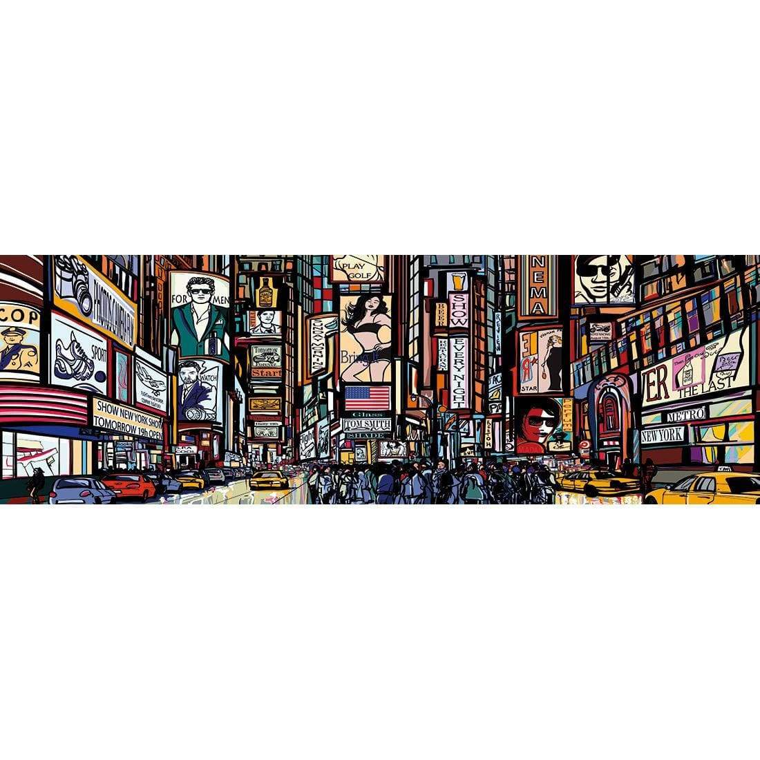 New York Advertised (Long) - wallart-australia - Canvas