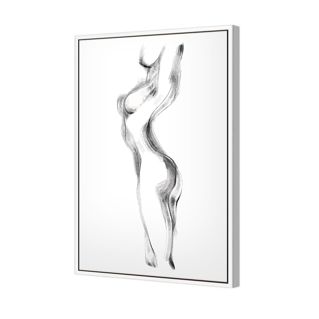 Nude Silhouette Arched - wallart-australia - Canvas