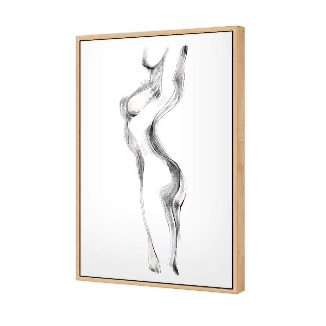 Nude Silhouette Arched - wallart-australia - Canvas