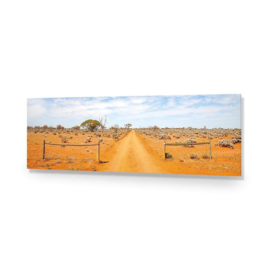 Outback Road (long) - wallart-australia - Acrylic Glass No Border
