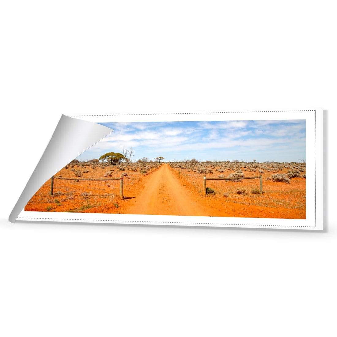Outback Road (long) - wallart-australia - Canvas